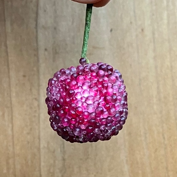 Frosted Sugar-Coated Decorative Faux Cherries - Picture 3 of 5